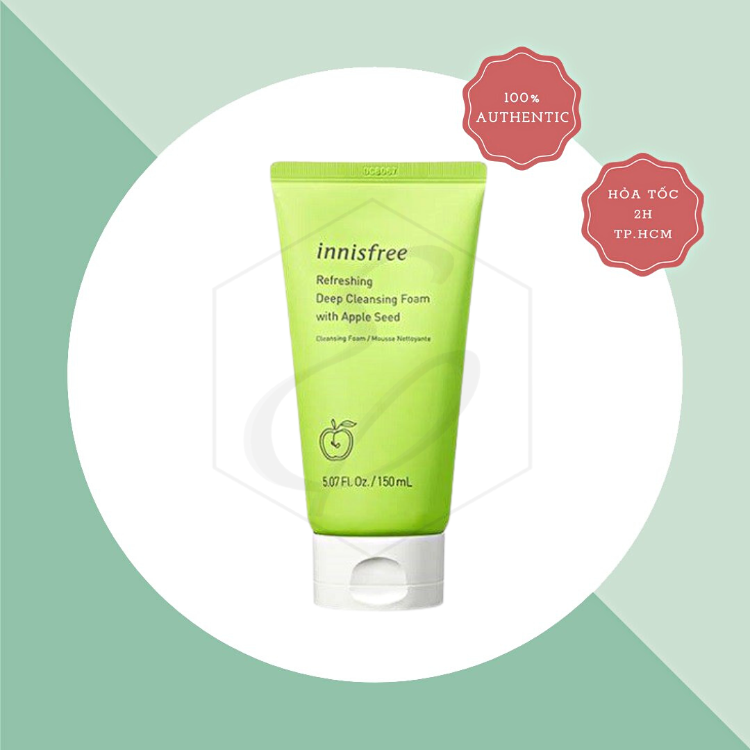 Sữa rửa mặt Innisfree Apple Seed Deep Cleansing Foam - 150ml
